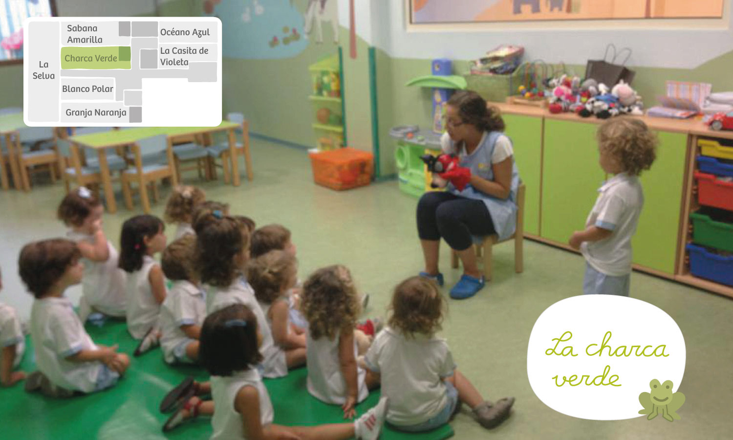 Charca verde Xicotets escuela infantil